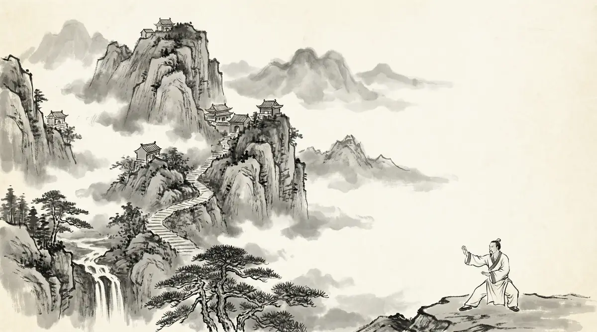 武当山道观全景 - 四虎tv 门派考据